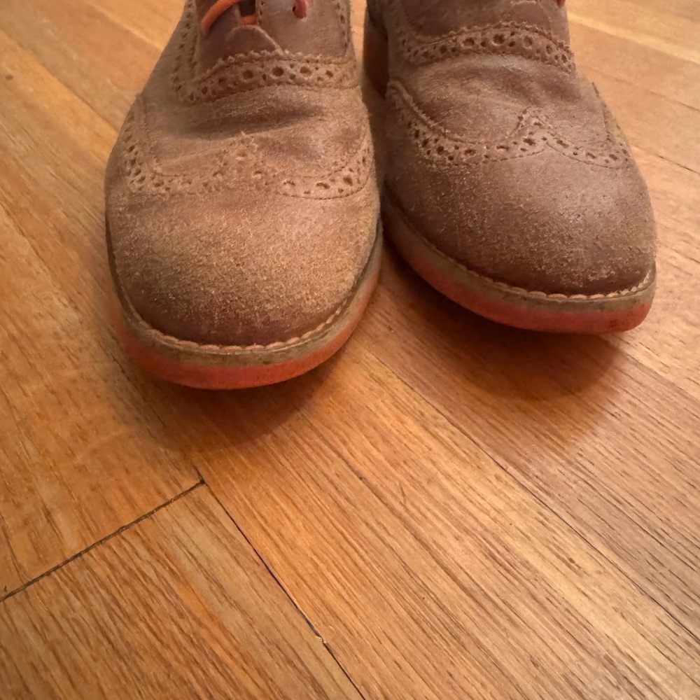 Cole Haan Brown Suede Lunar Grand Wingtip Oxford Lace-Up woman’s 7 - Picture 10 of 11